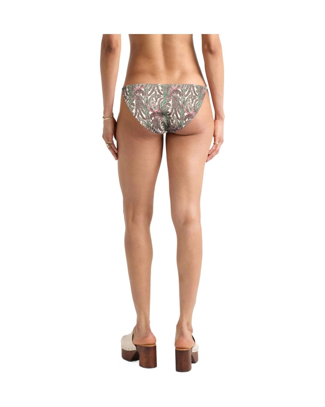 Isabel Marant White Comfortable Printed Bikini Bottoms