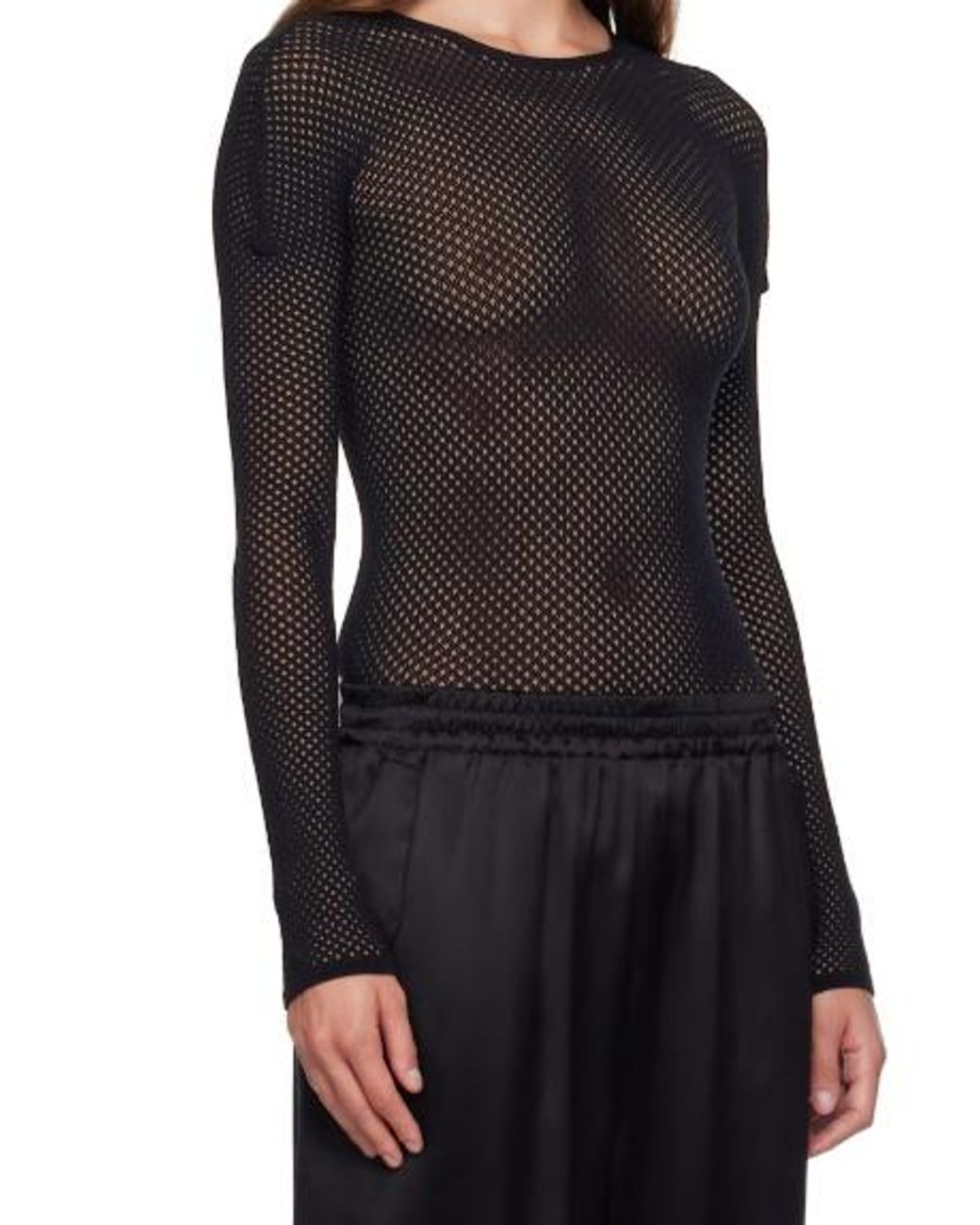 Wardrobe NYC Black Rhw Knitted Bodysuit