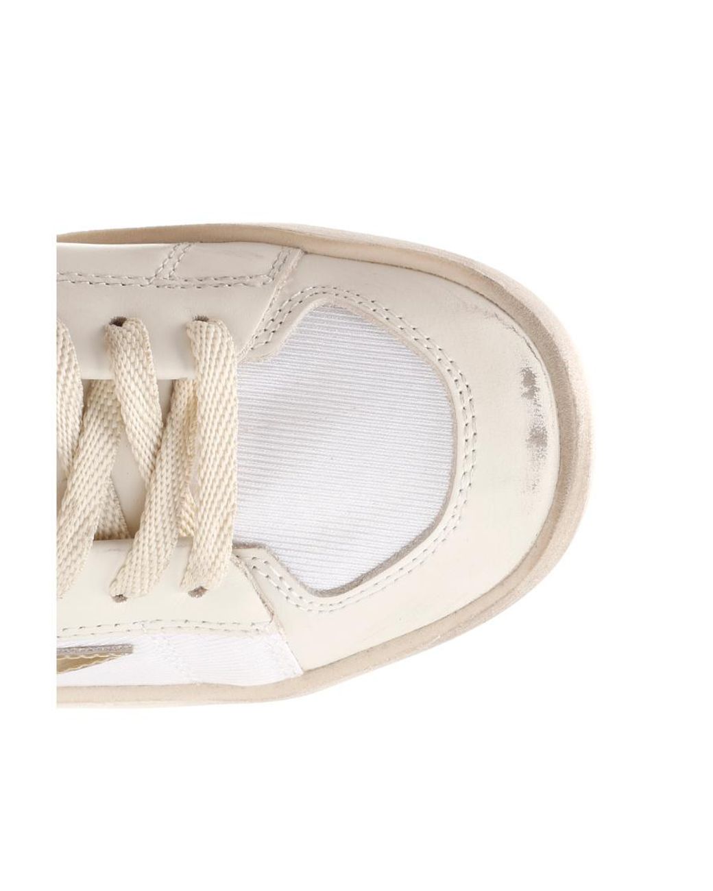 Golden Goose Deluxe Brand White Stardan Low-Top Sneakers
