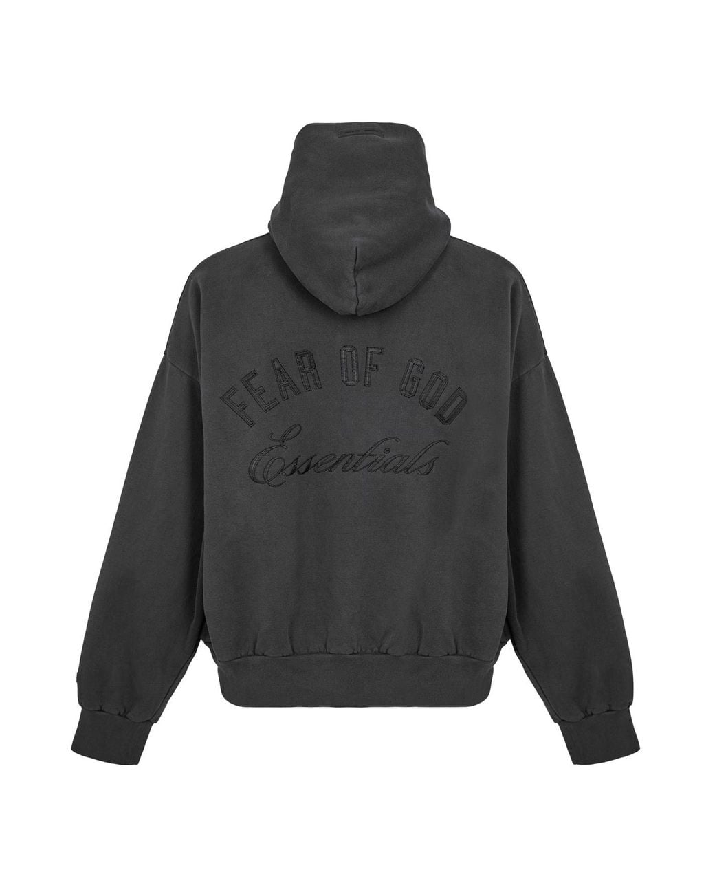 Fear Of God Gray Fge Script Zip Sn62 for men