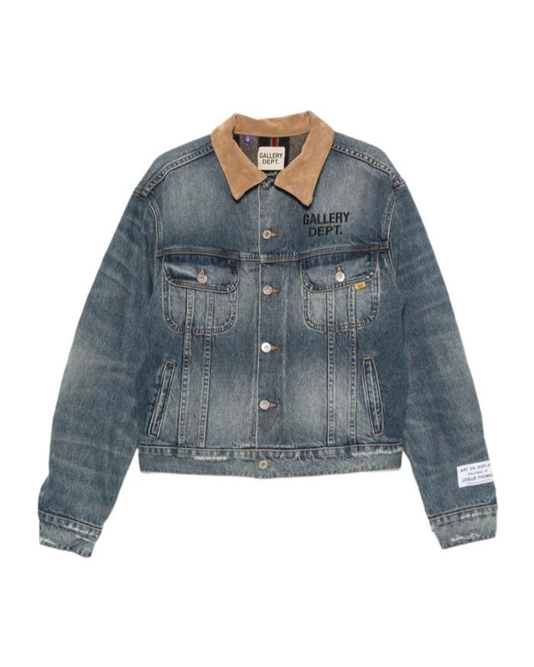GALLERY DEPT. Blue Button-Up Denim Jacket for men