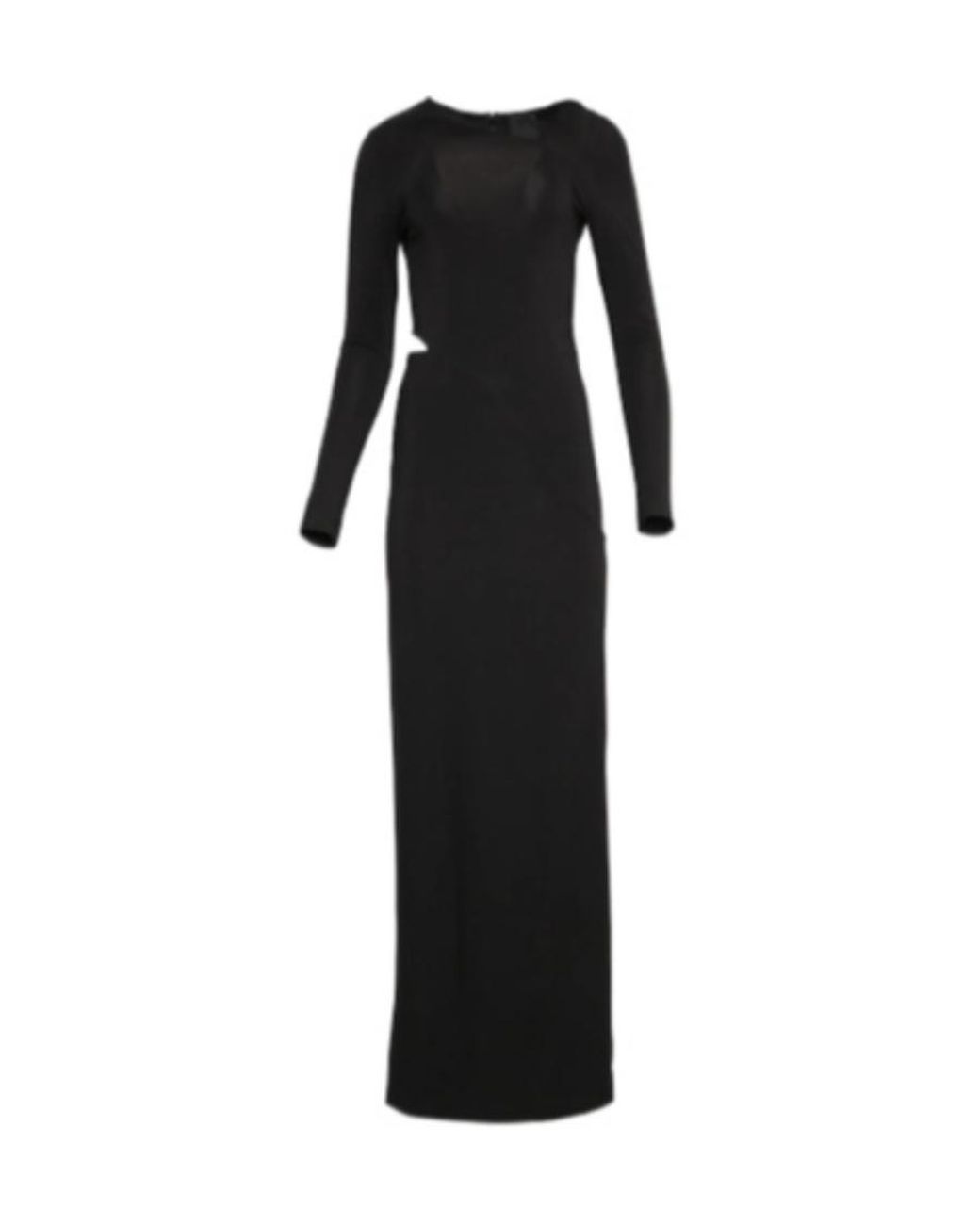 Givenchy Black Logo Long-Sleeved Dress