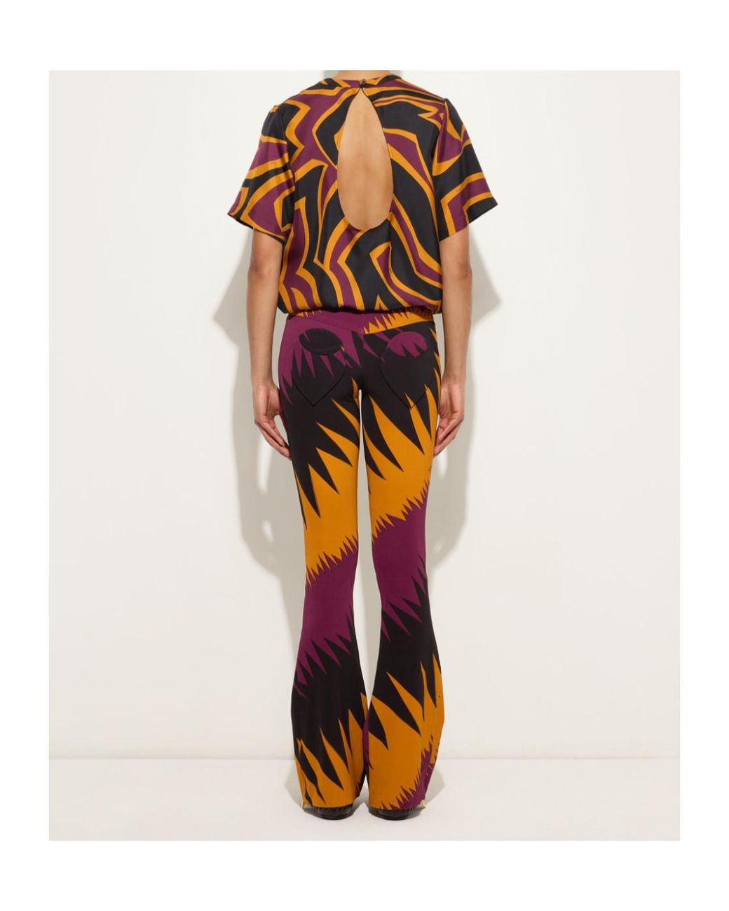 Emilio Pucci Multicolor Pucci Labirinto Print Gathered Hem Top