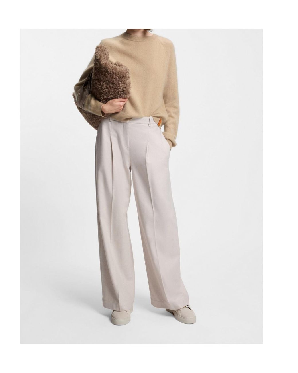 Boss Natural Crew-Neck Long-Sleeves Sweater