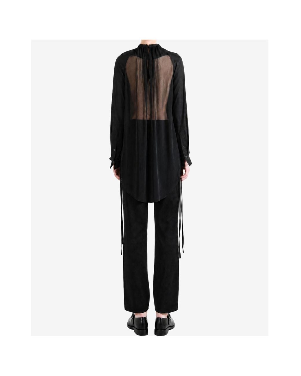 Ann Demeulemeester Black Sini Comfort Shirt