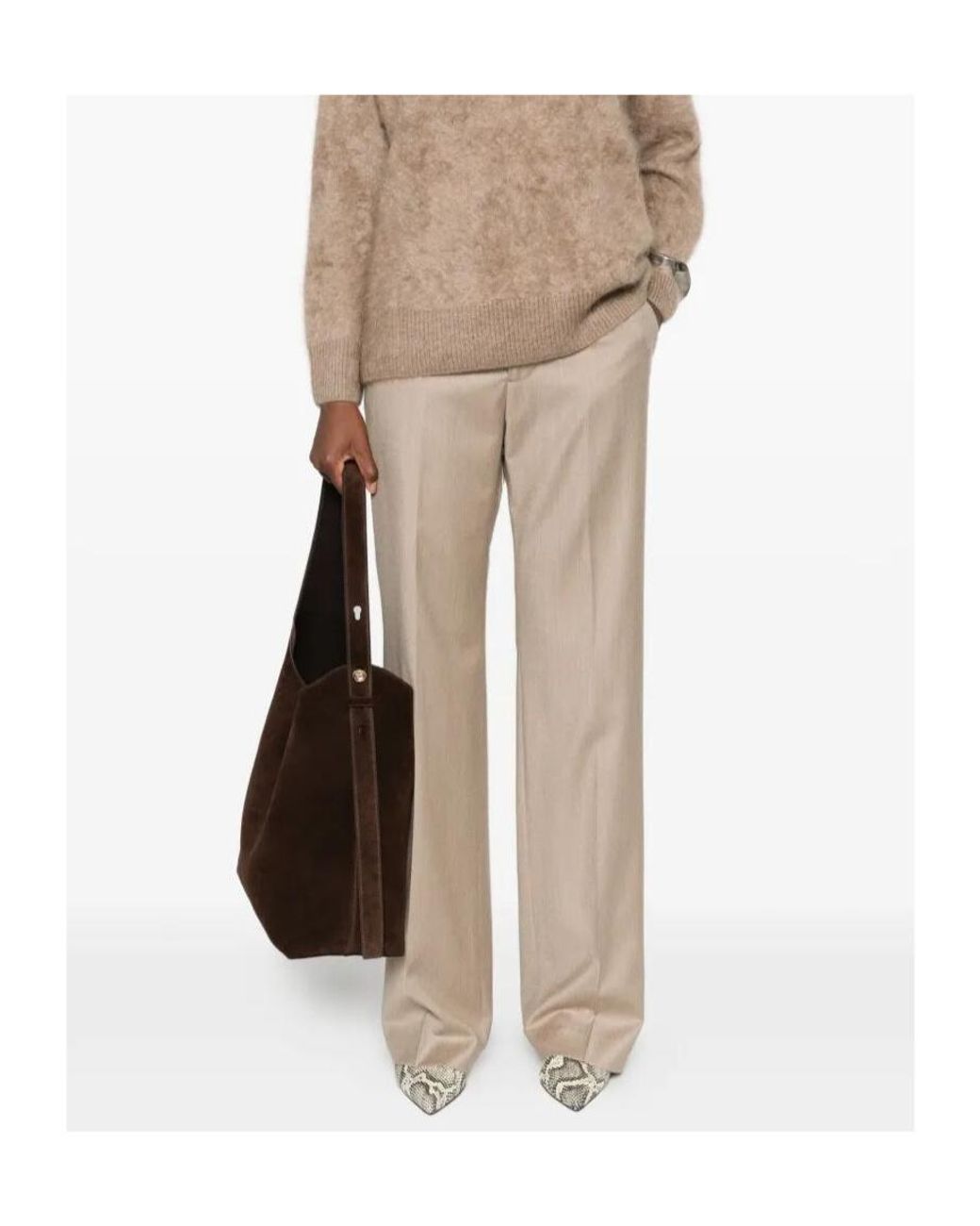 Berwich Natural Patrizia Palazzo Pants