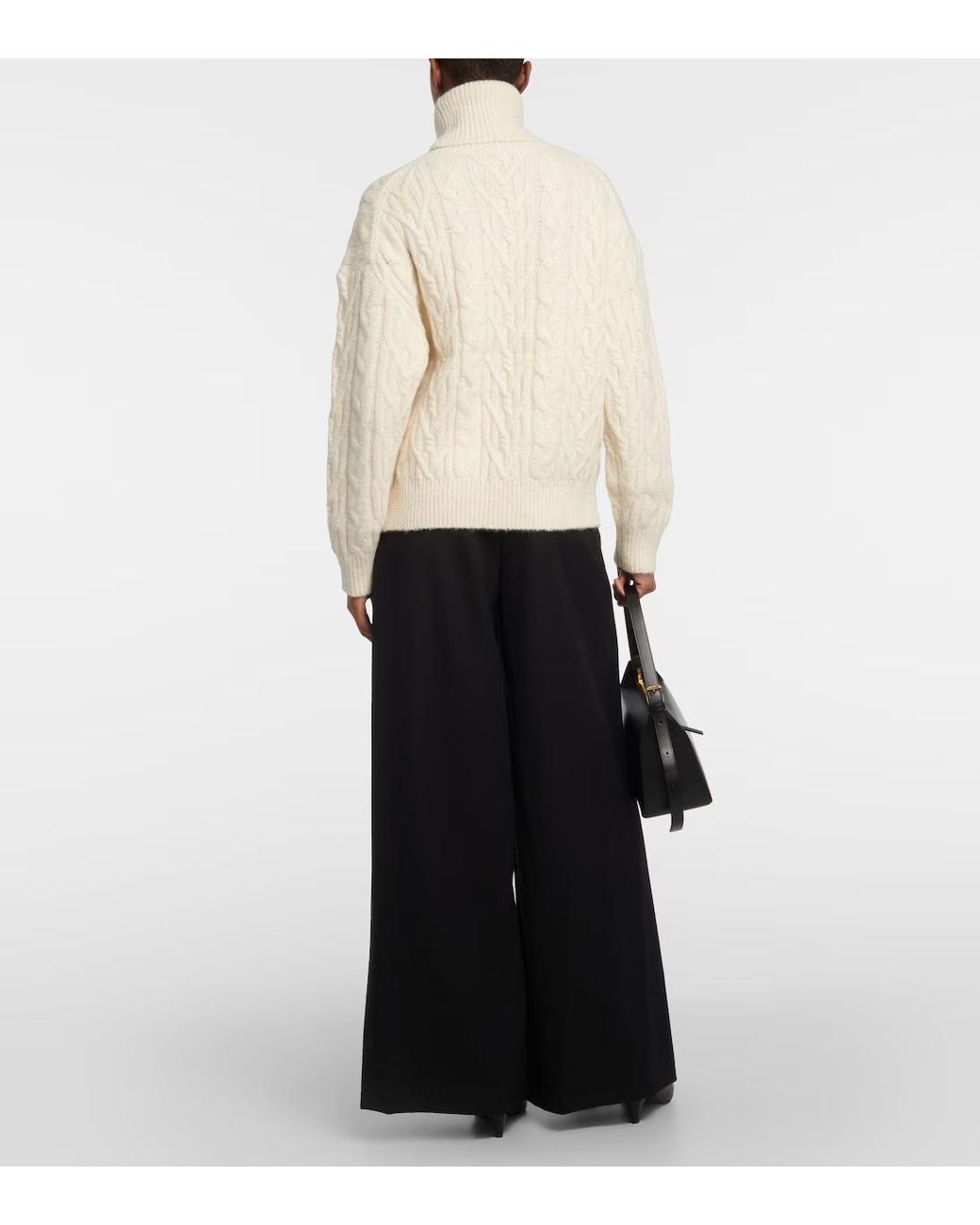Nili Lotan White Turtleneck Sweater