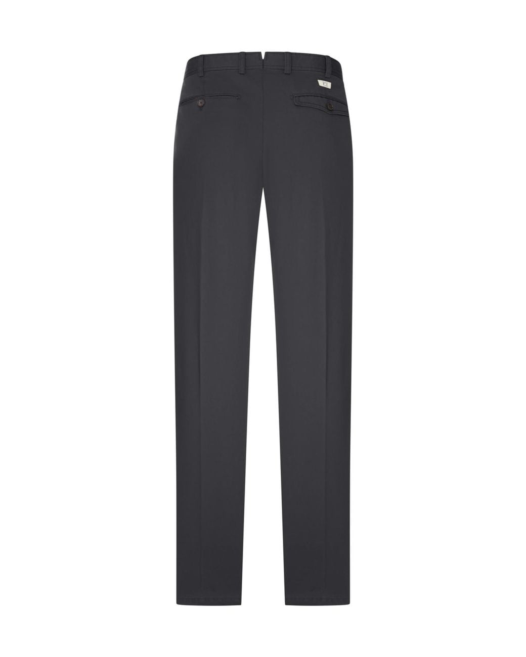Pt Pantaloni Blue Pressed-Crease Tailored Trousers for men