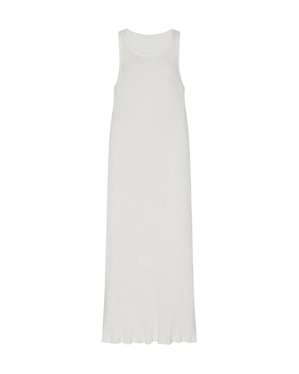 The Row White Sleeveless Long Dress
