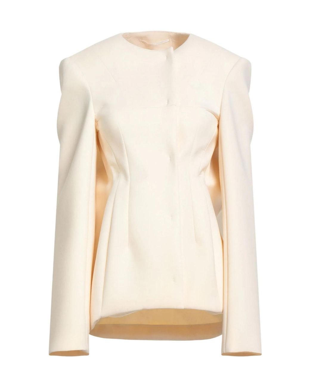 Sportmax Natural Solid Color Jackets