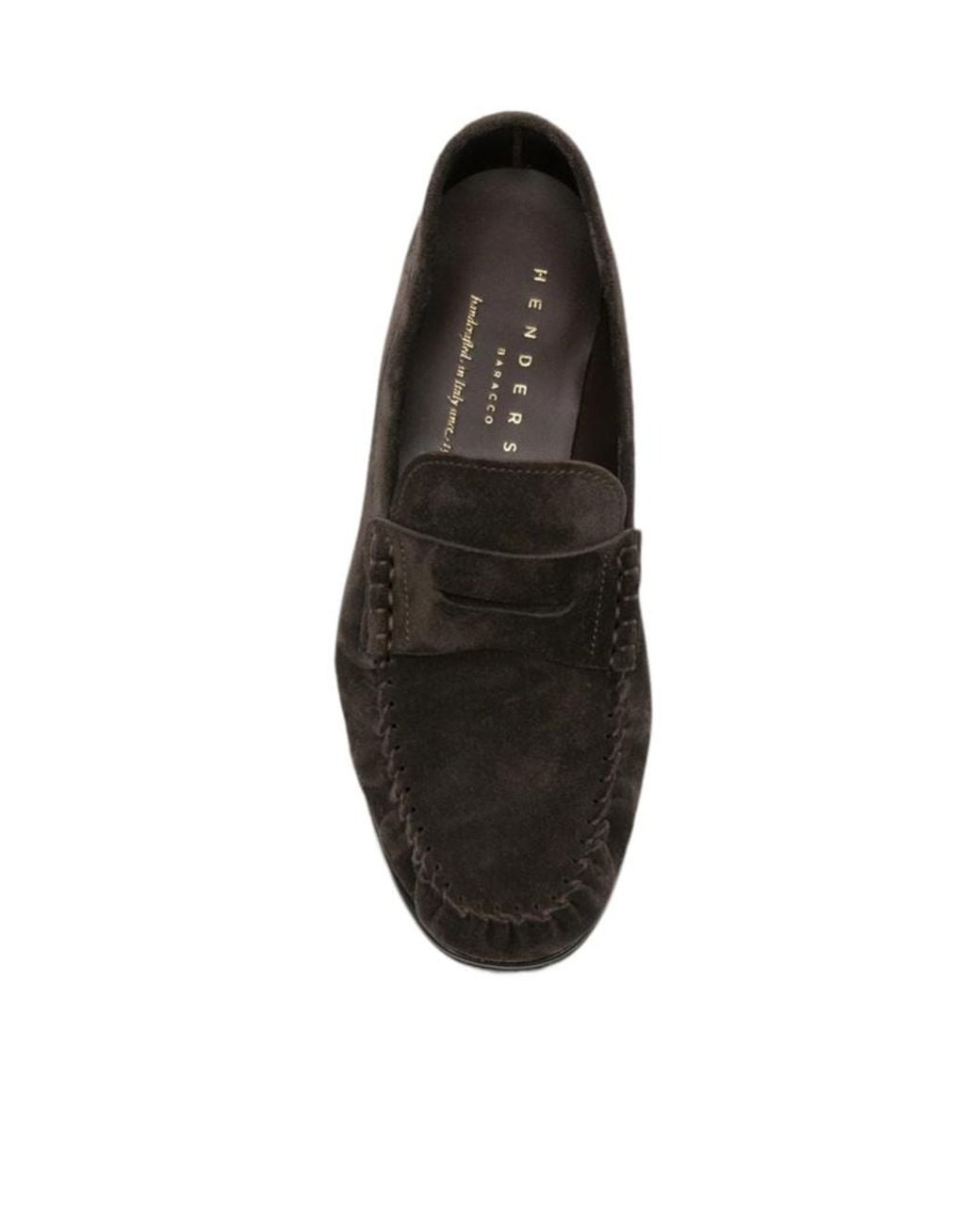 Henderson Black Sonia Penny-Strap Loafers