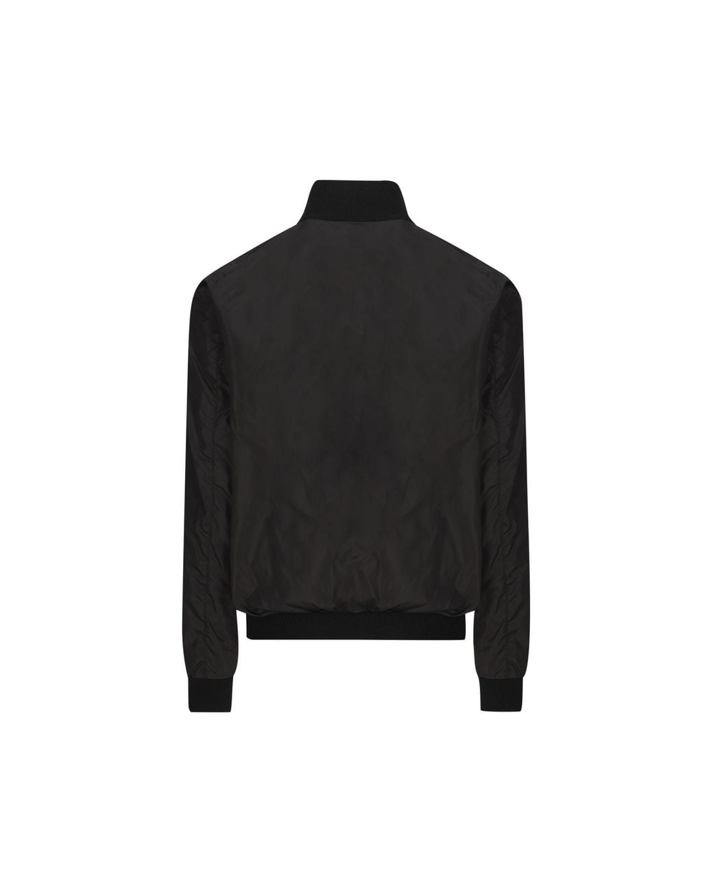 Prada Black Reversible Zip-Up Bomber Jacket for men