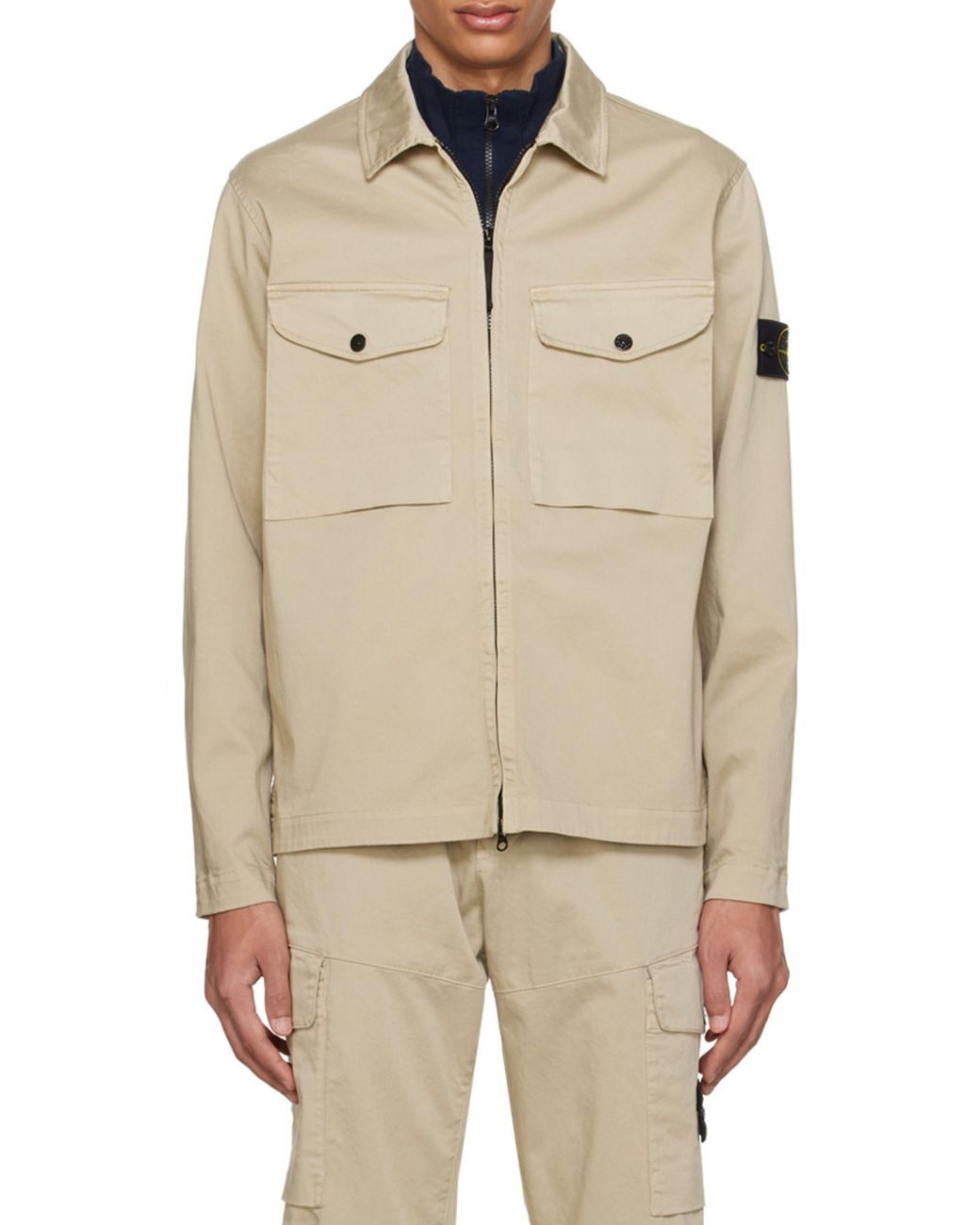 Stone Island Natural Compass-Badge Jacket for men