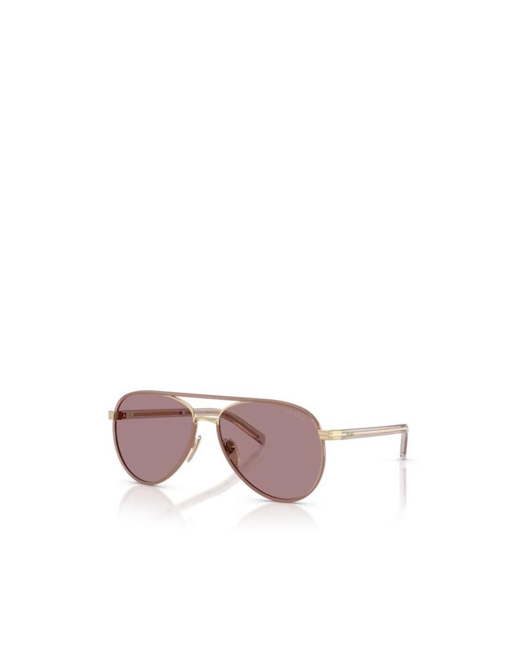 Prada Pink Eyewear Aviator Sunglasses