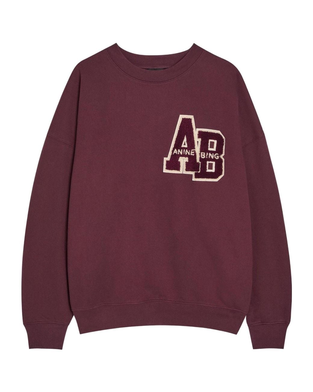 Anine Bing Purple Pure Cotton Sweatshirt