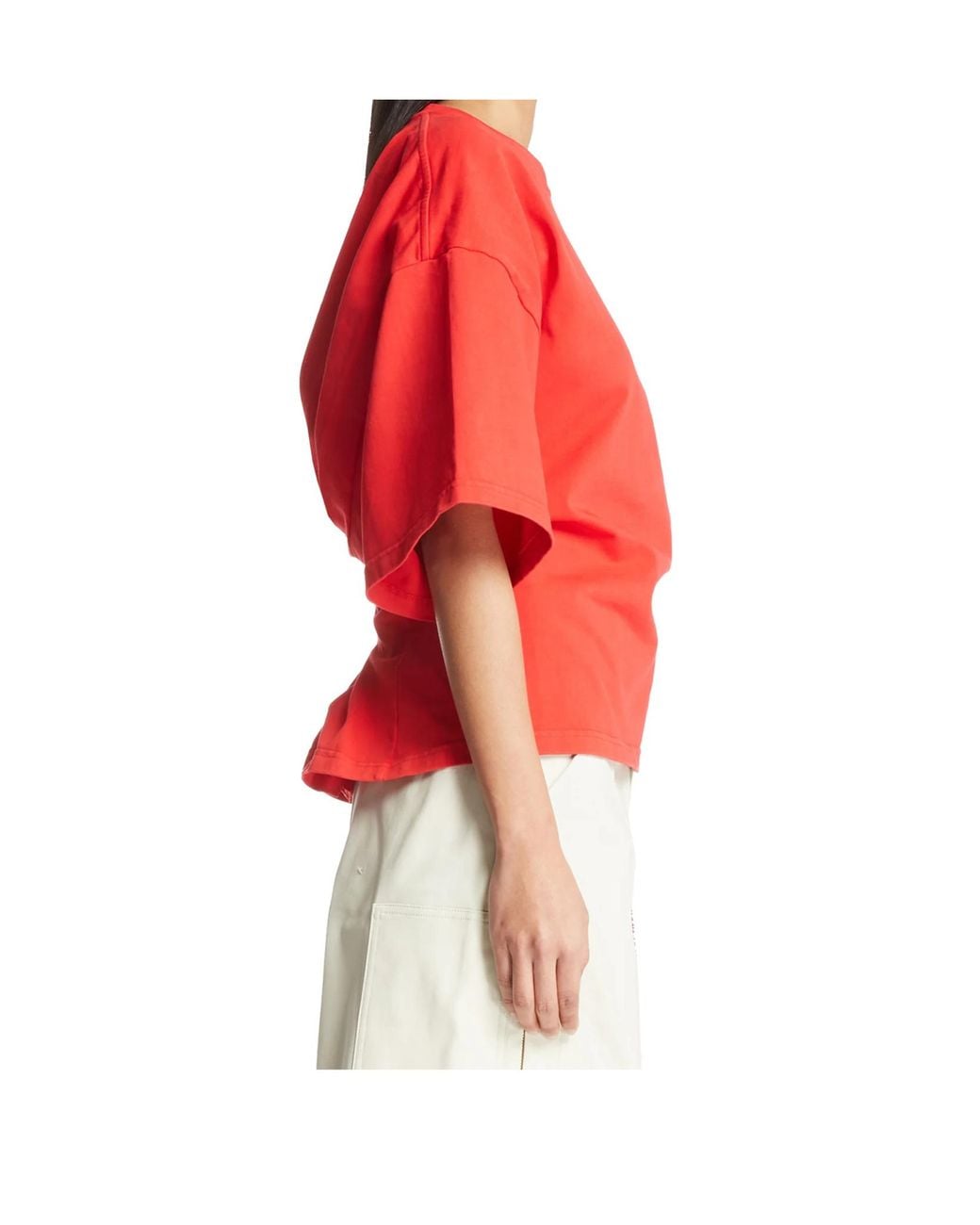 DARKPARK Red Twist Back Top