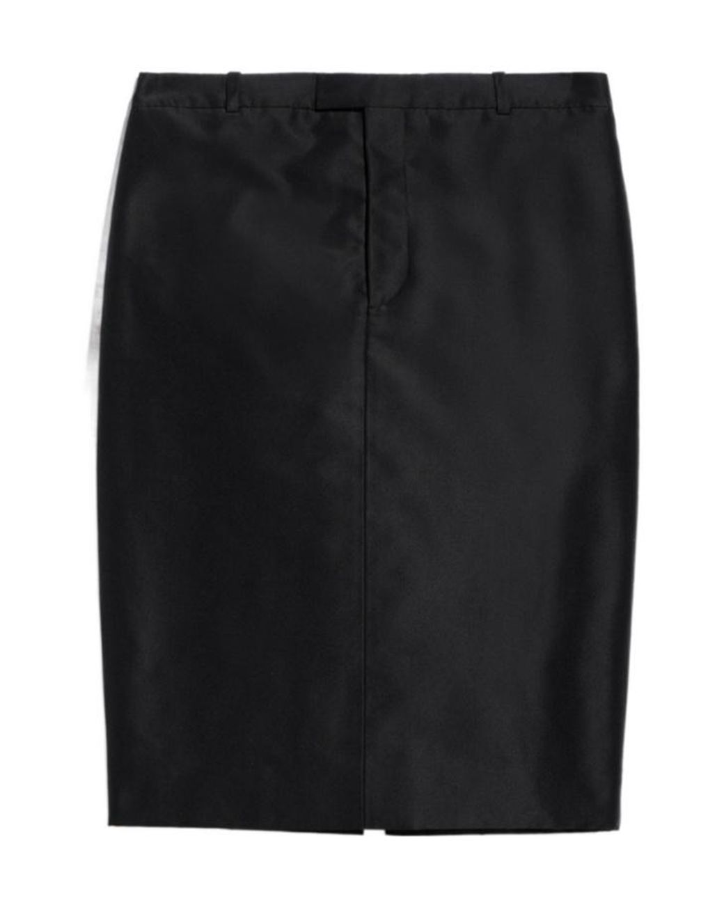 Gucci Black Fine Faille Skirt