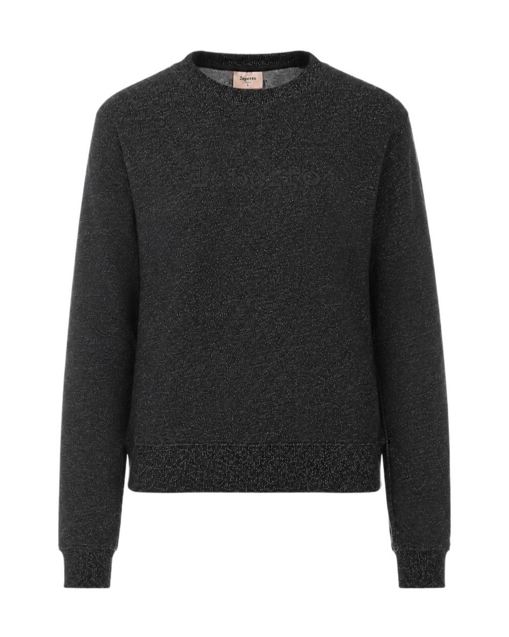 Repetto Black Logo Crewneck Sweatshirt