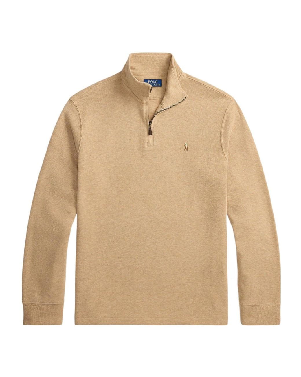 Polo Ralph Lauren Natural Quarterzip Longsleeve Top for men