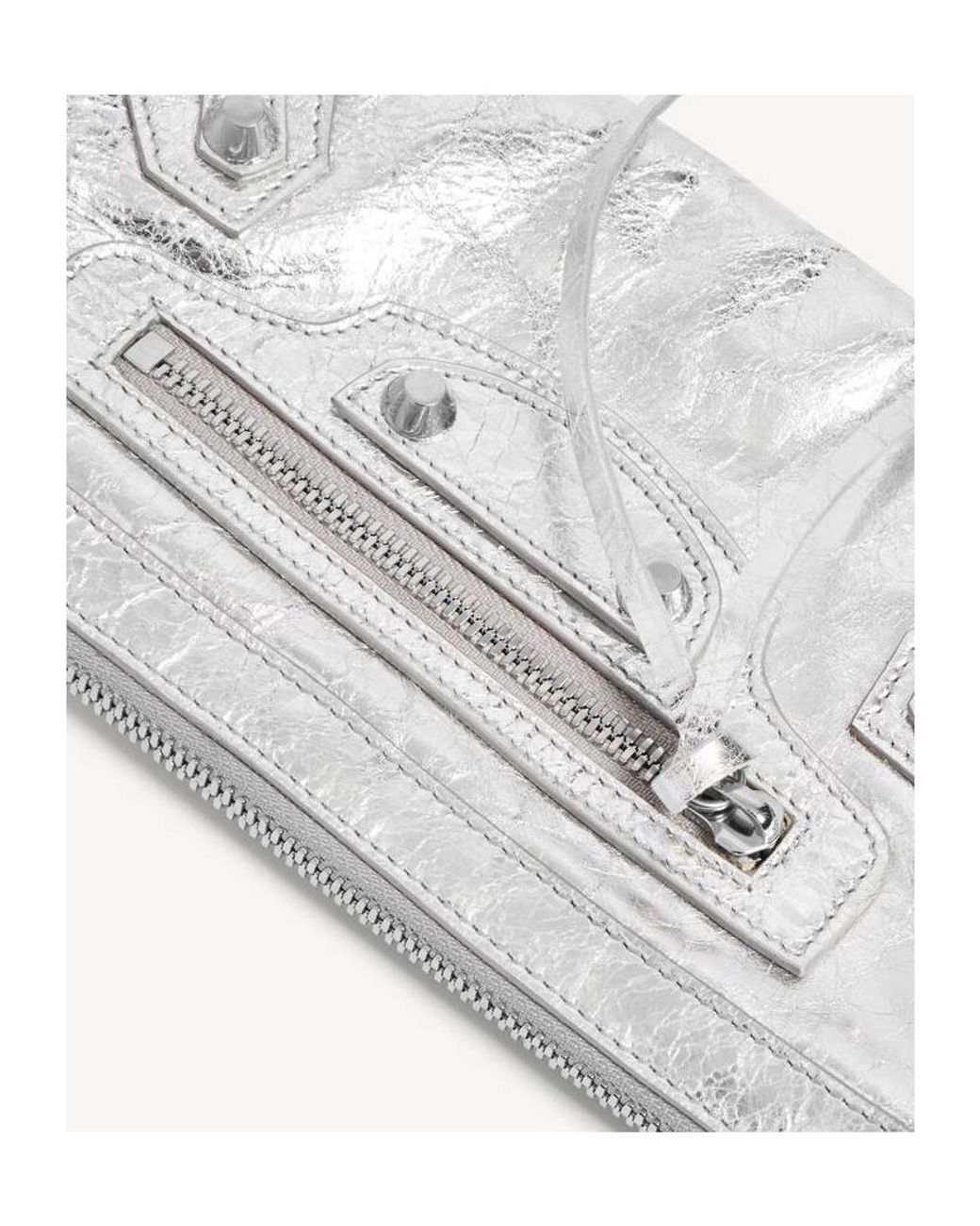 Balenciaga White Le City Pouch On Strap