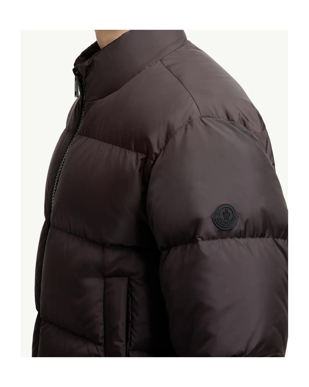 Moncler Black Erterle Zip-Up Puffer Jacket for men