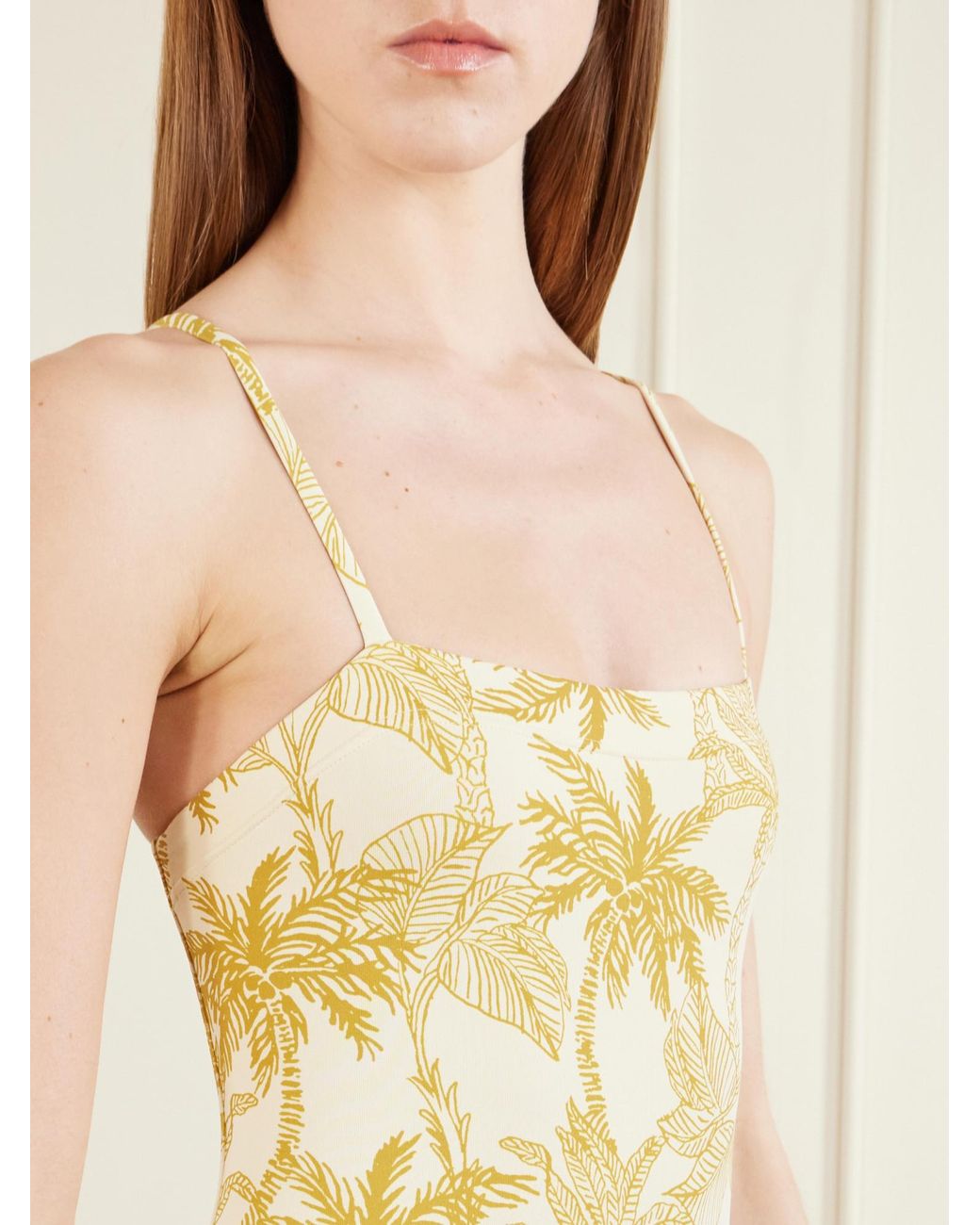Eres Metallic Tropical Printed One-Piece Swimsuit