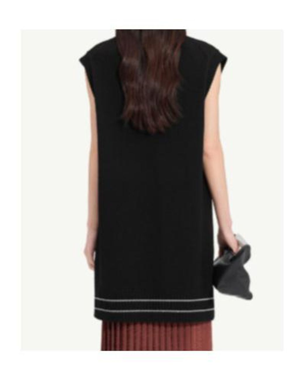 MM6 by Maison Margiela Black Knitted Dress
