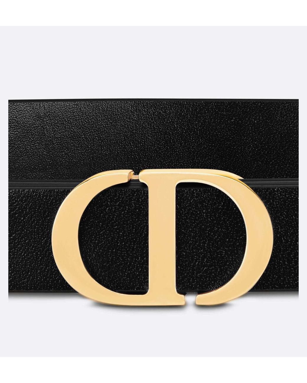 Dior White 30 Montaigne Loop Belt