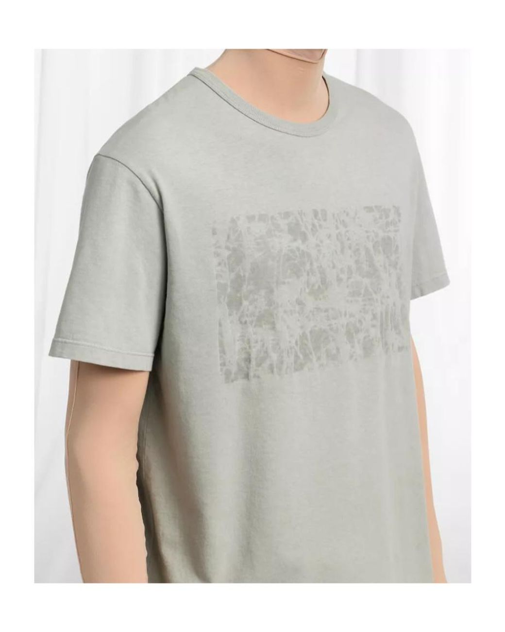 Maison Margiela Gray Wax T-Shirt for men