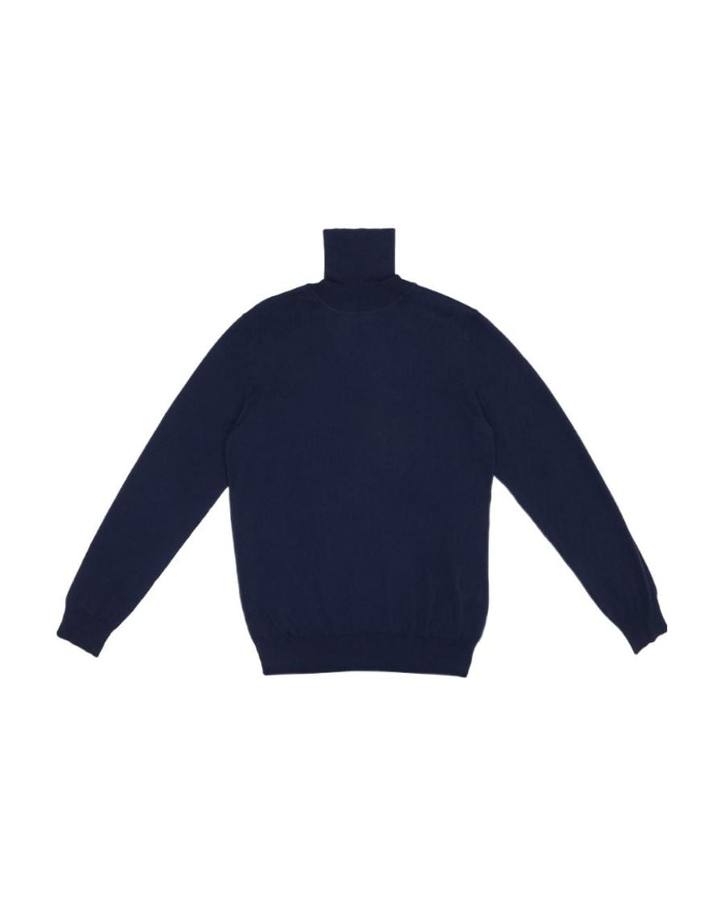 Ferragamo Blue High-Necked Sweater for men