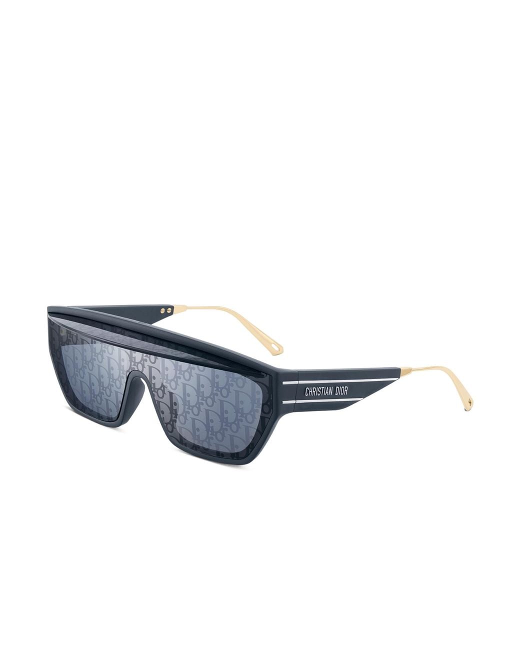 Dior Blue Eyewear Club M7U Mask Frame Sunglasses