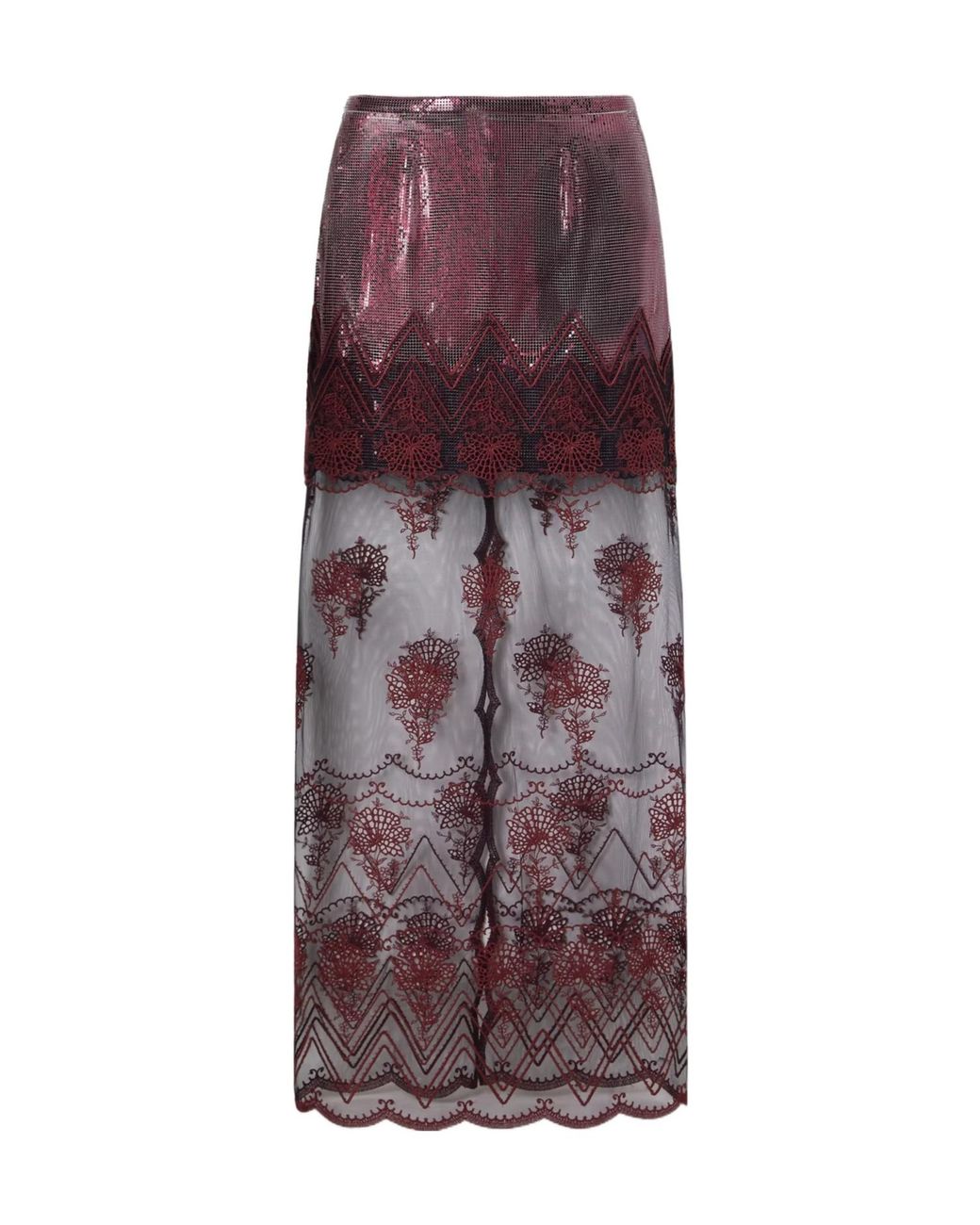 Rabanne Purple Vibrant Skirt