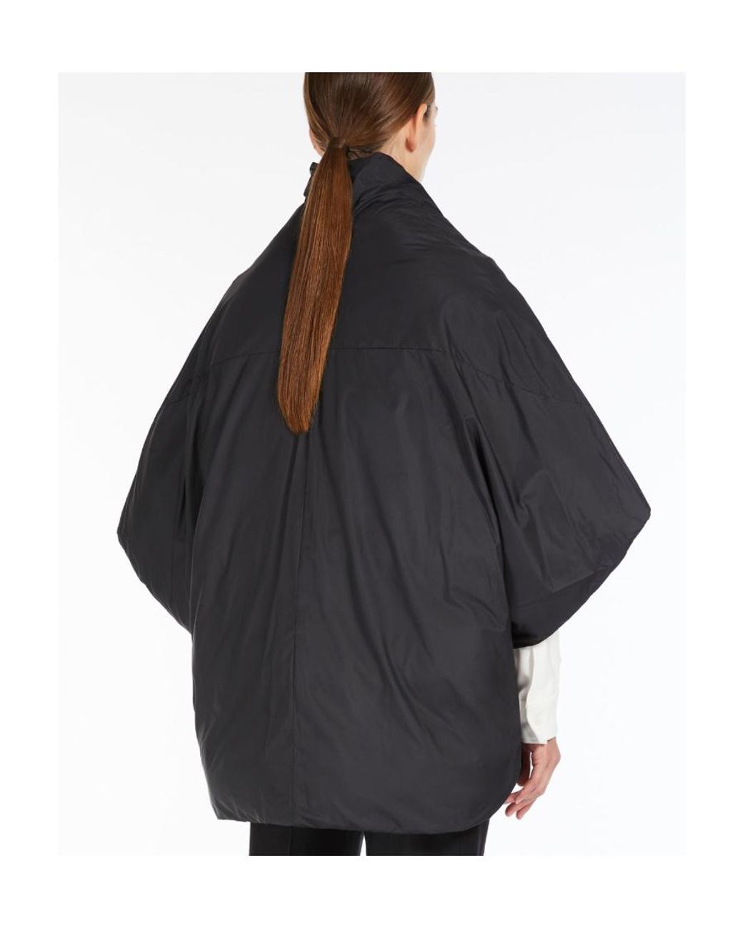 Max Mara Blue Double-Breasted Cloak