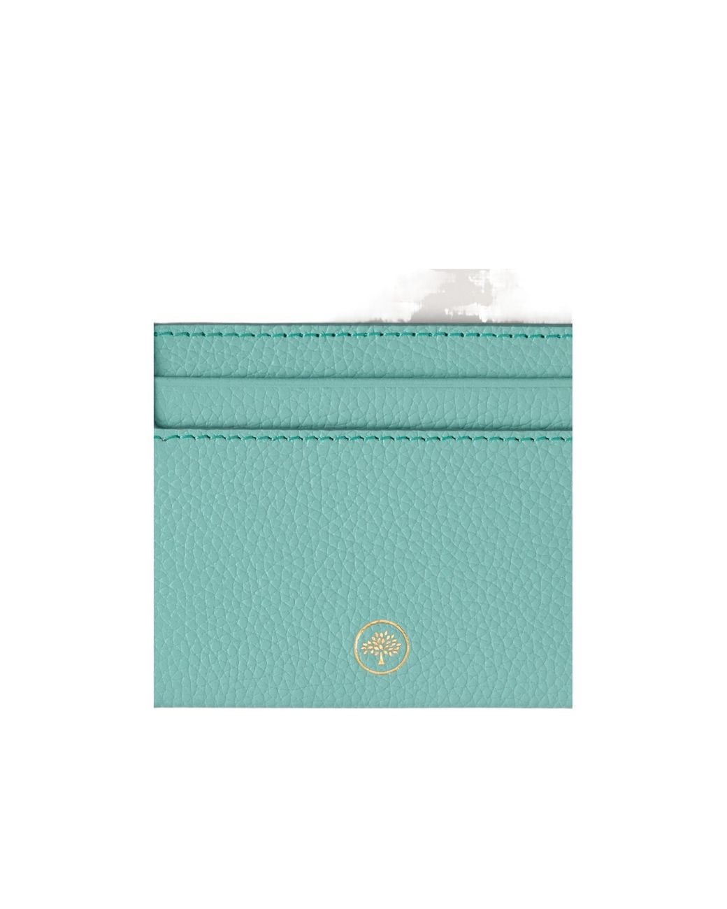 Mulberry Green Logo-Print Wallet