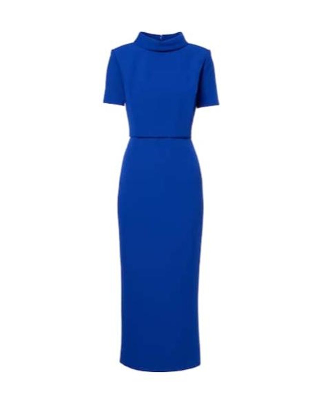 Roland Mouret Blue Crêpe Midi Dress