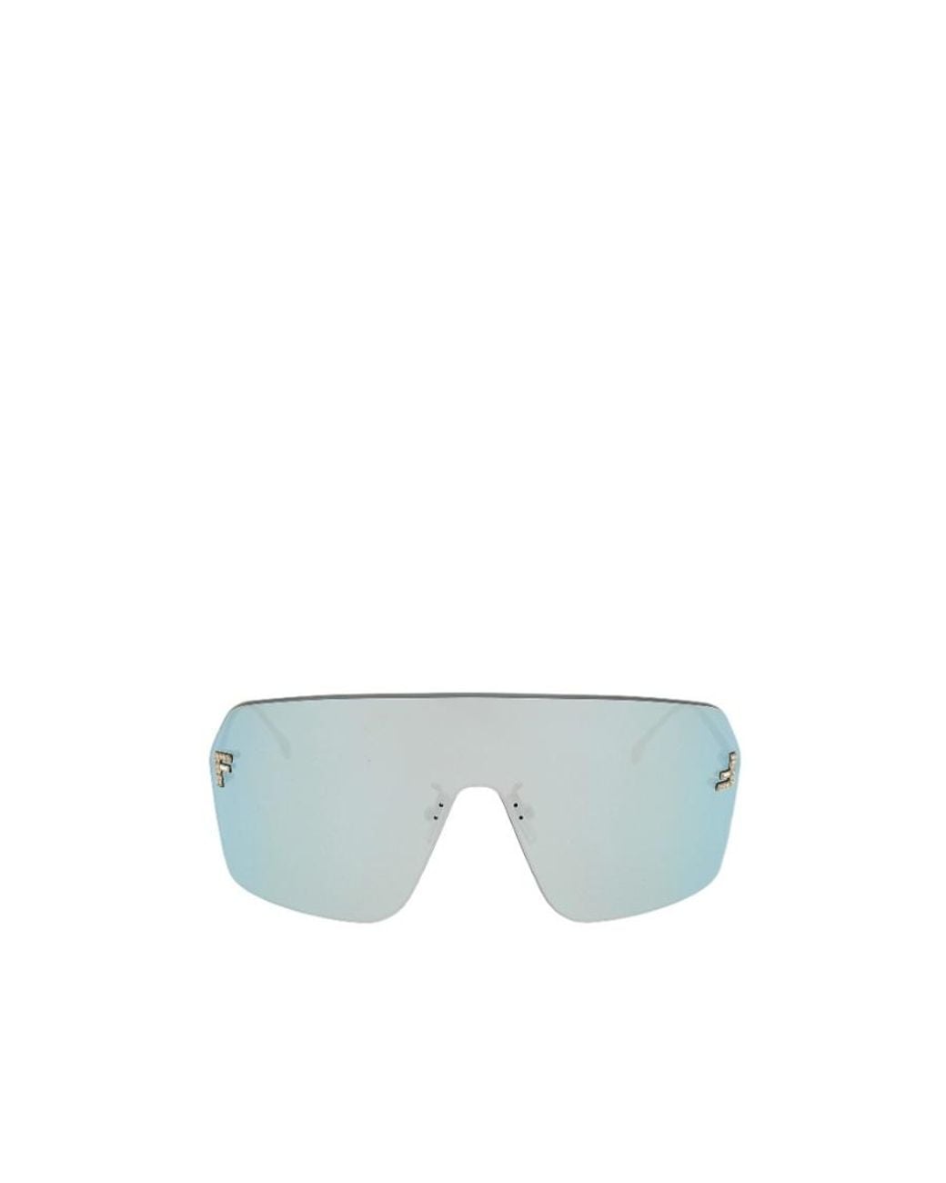 Fendi Blue Eyewear Oversized Frame Sunglasses