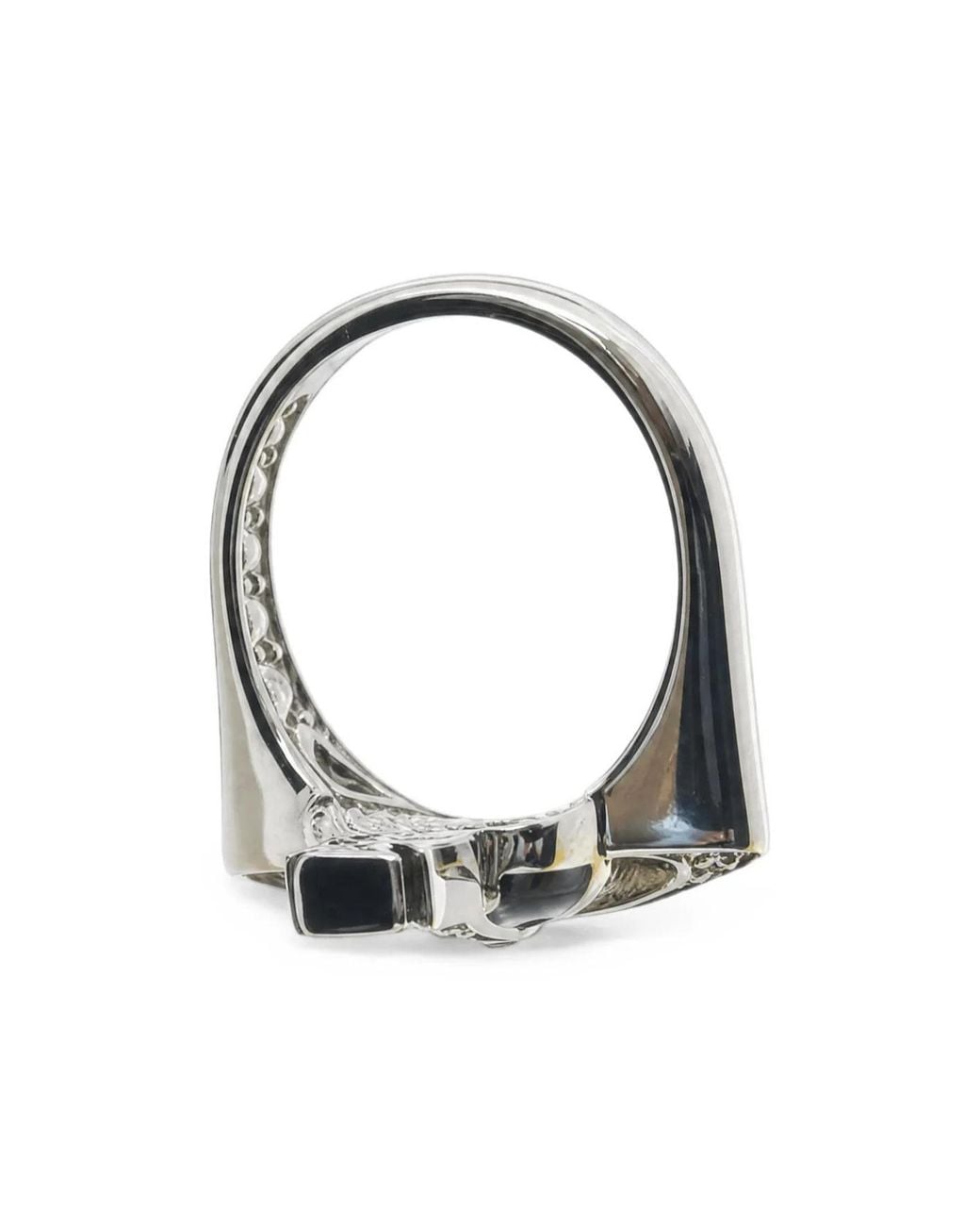 Vivienne Westwood White New Diamante Heart Ring