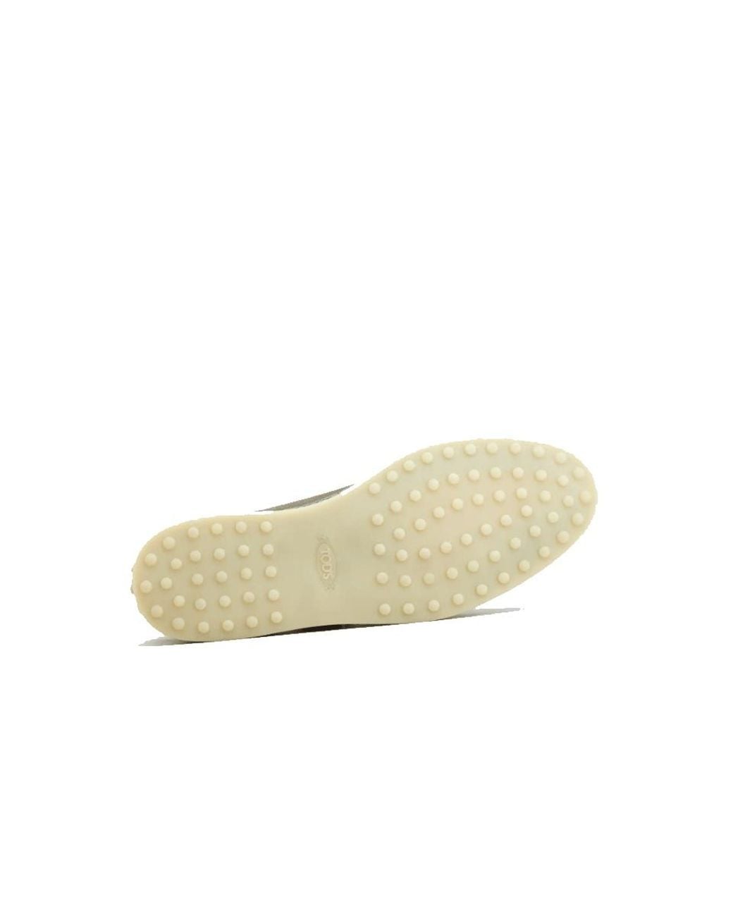 Tod's Gray Round Toe Slip On Loafers for men