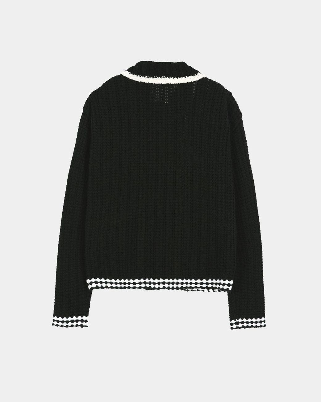 ANDERSSON BELL Black Fantasia Cardigan for men
