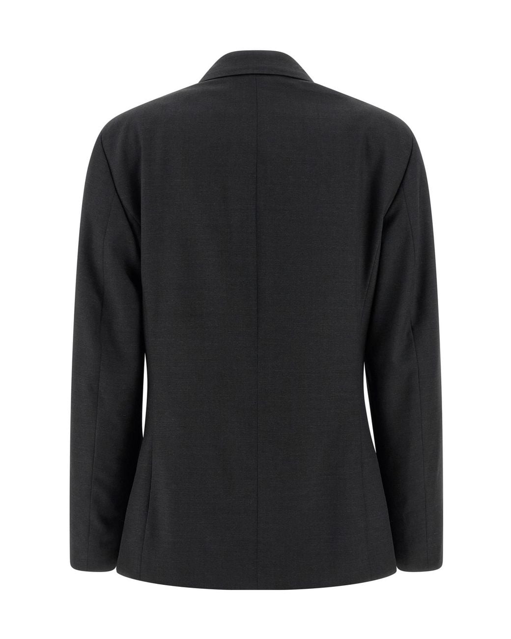 Lemaire Black Double-Breasted Tailored Jacket