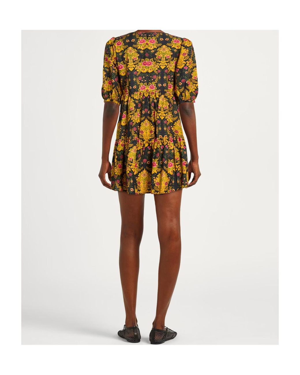 Farm Rio Yellow Mini Dresses