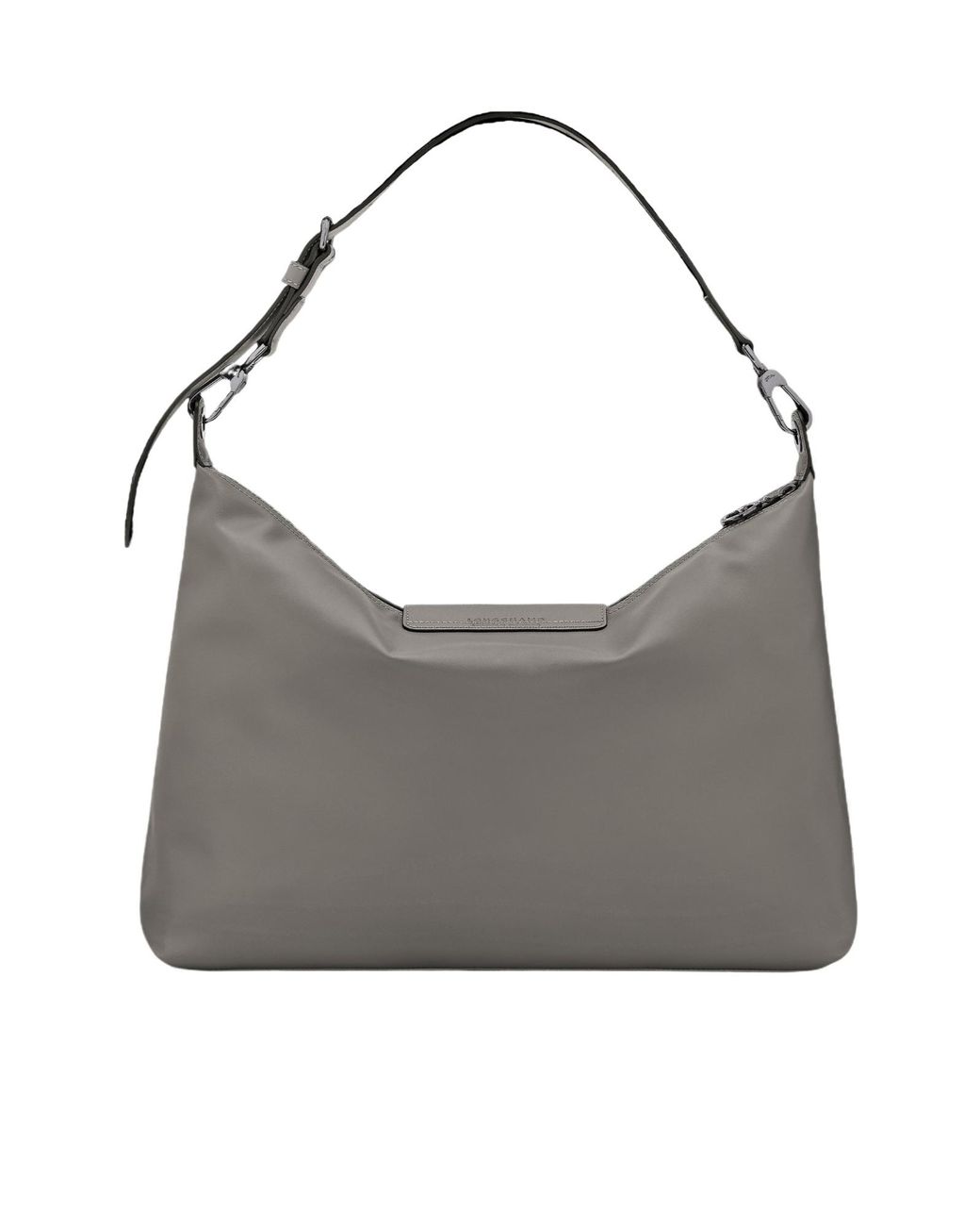 Longchamp Gray Flap Detail Shoulder Bag