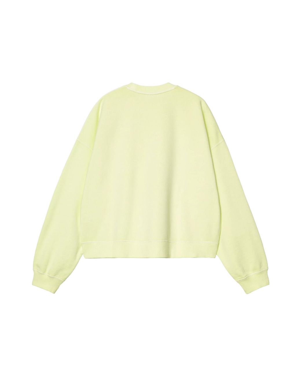 Carhartt Yellow Logo-Embroidered Sweatshirt