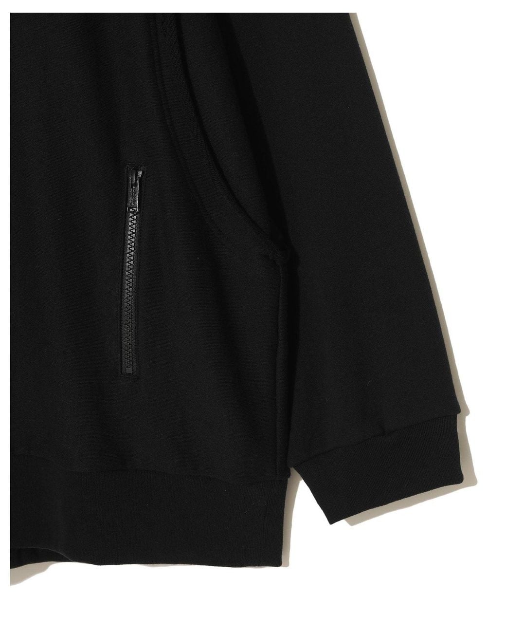 Undercover Black Graphic Printed Layered Hoodie for men