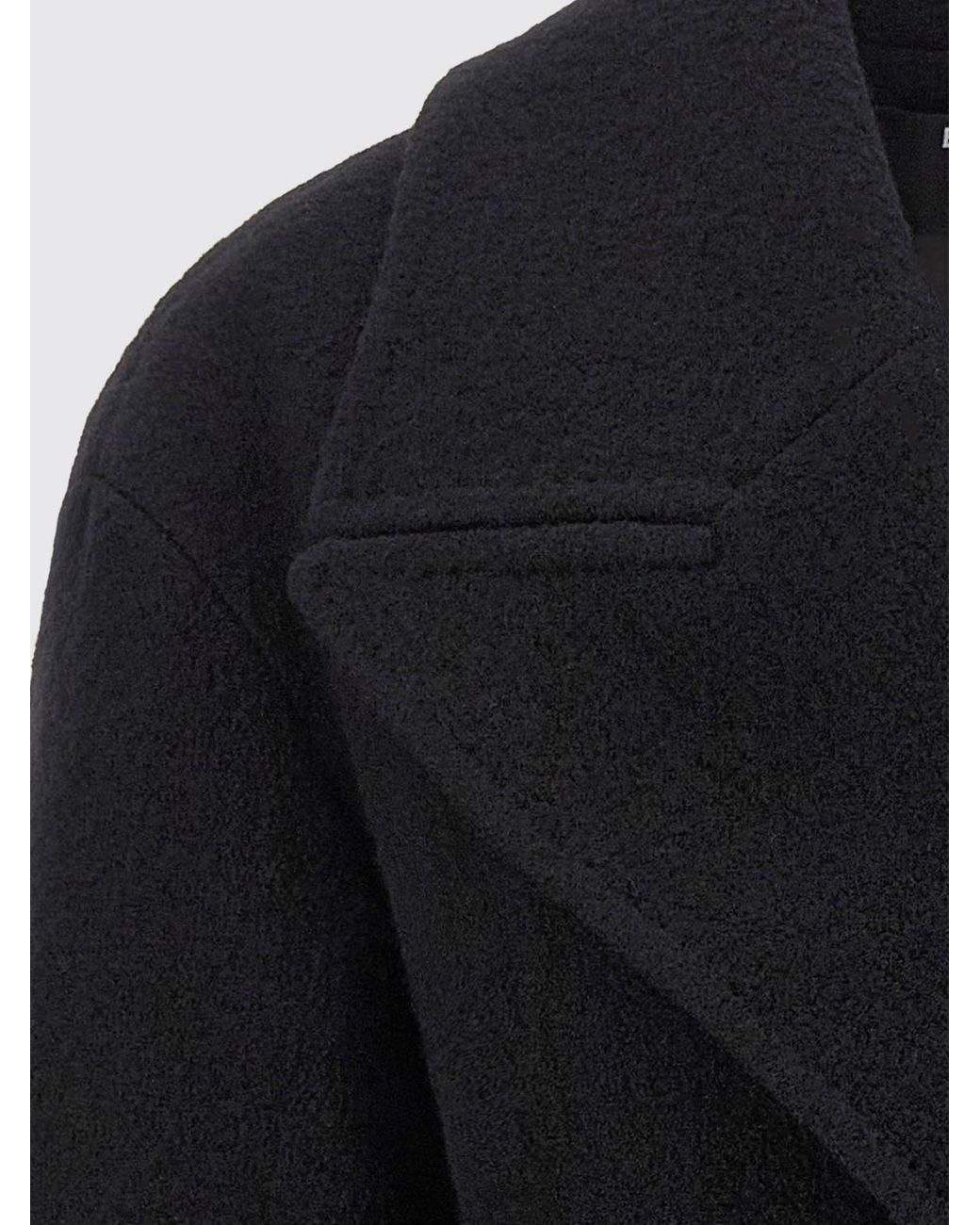 Balmain Black Belted Buckle Blazer