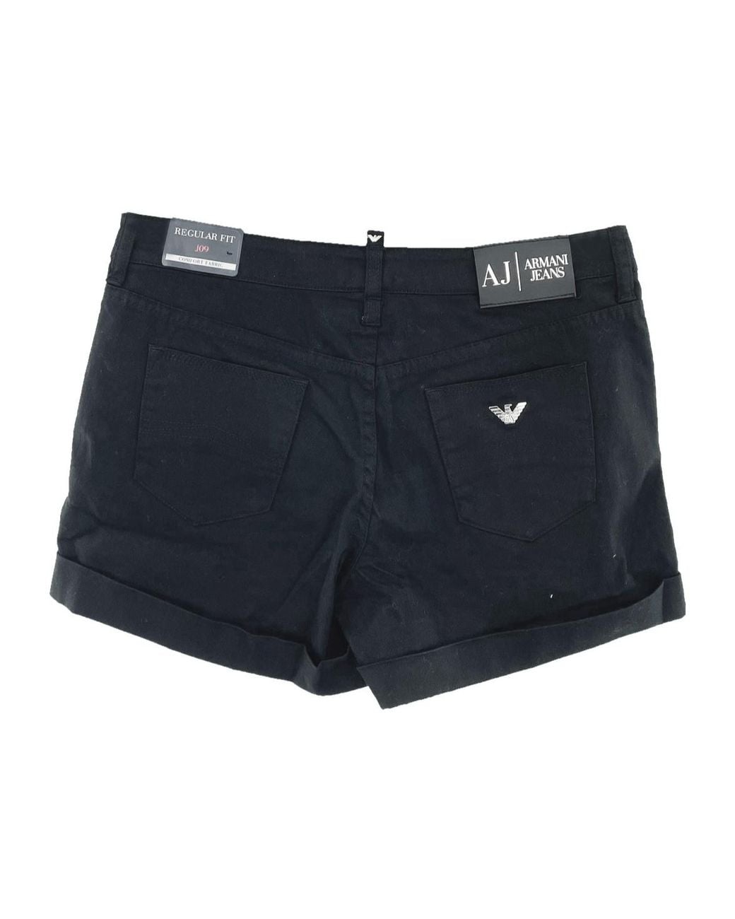 Armani Jeans Blue Logo Denim Shorts