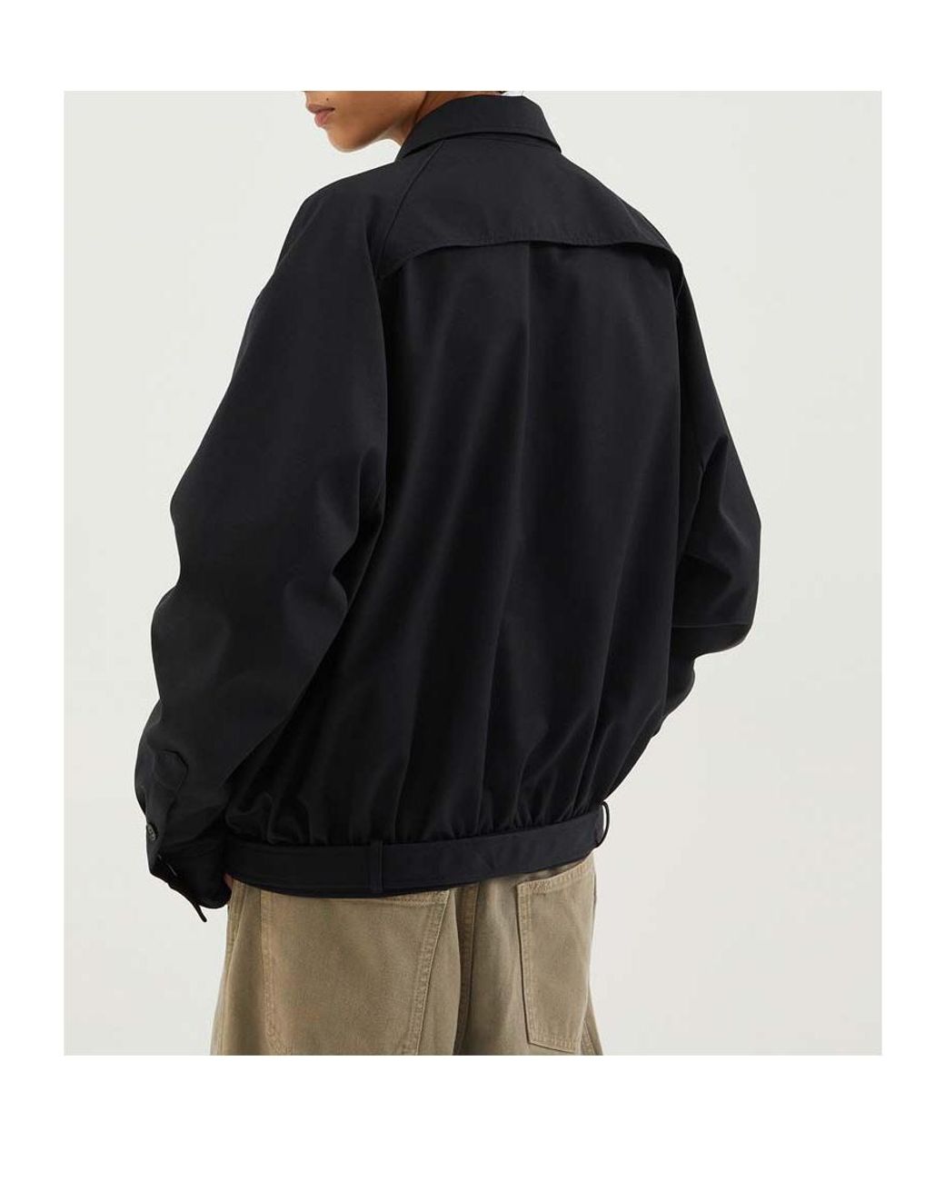 1989 STUDIO Black Belted Shirt Jacket