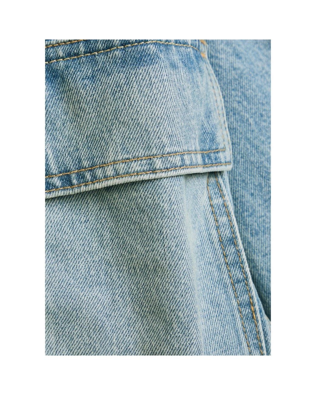 Nili Lotan Blue Long-Sleeve Denim Jacket