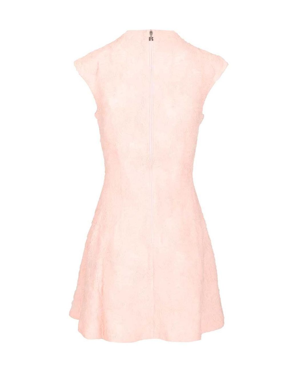 ROTATE BIRGER CHRISTENSEN Pink Mesh Mini Dress