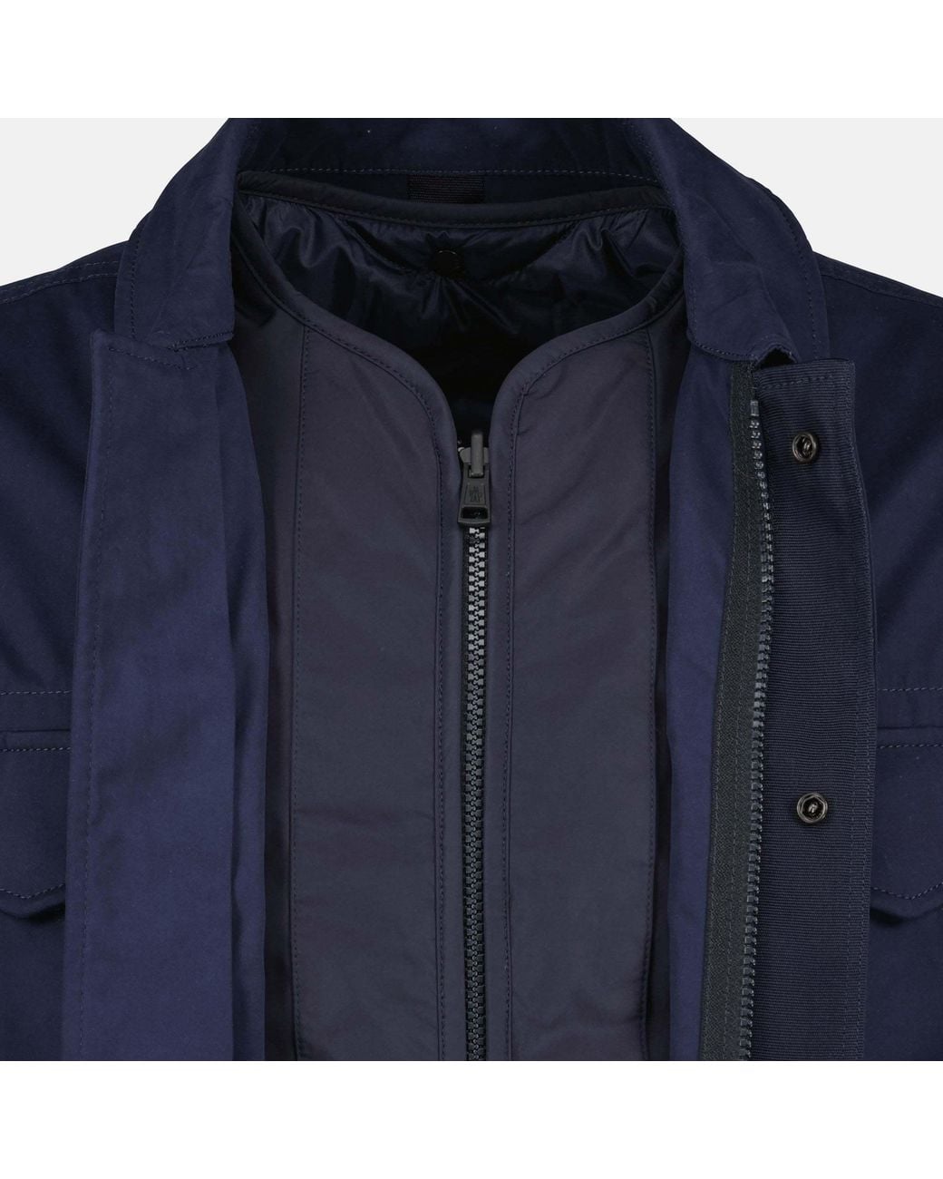 Moncler Blue Roquille 3-In- Reversible Shirt Jacket for men